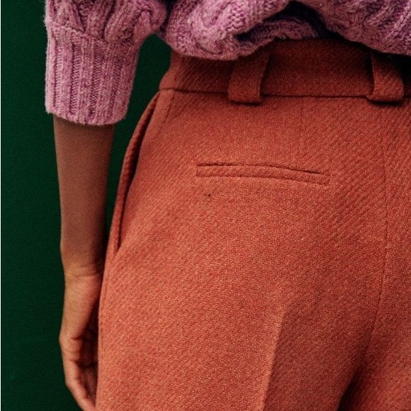 Sezane Pants - Sezane | THEOPHILE Terracotta Women's Trousers
